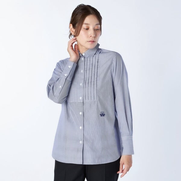 SCAPA Lサイズ / スキャパエルサイズ ウォッシュリネンシャツブラウス Lサイズ】ウォッシュリネンブラウス五分袖｜シャツ・ブラウス