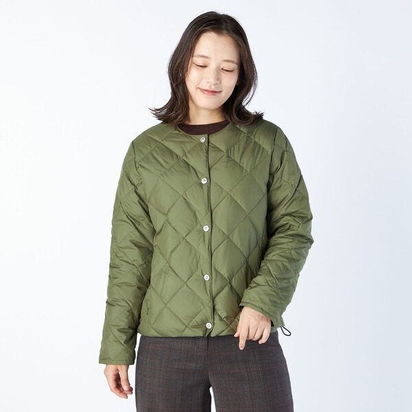 L～4L】高密度タフタ×エアロサーモジャケット | リリアンビューティ