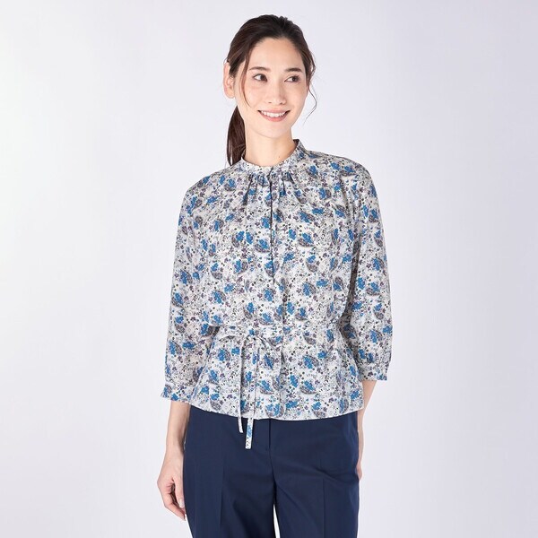 Anniversary Edenham Liberty Print Half Sleeve Blou | キース