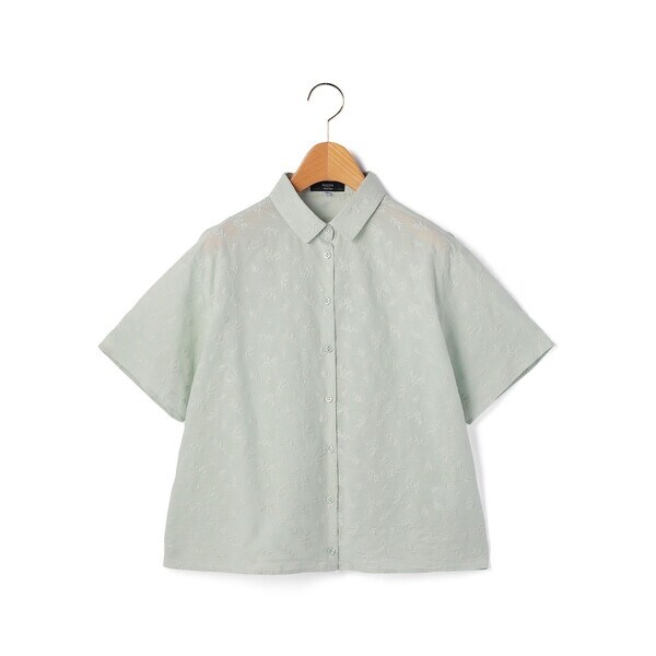 L】バックサテンジョーゼット ブラウス | トゥービーシック(TO