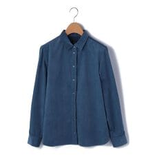 【Lサイズ】シャツコールブラウス