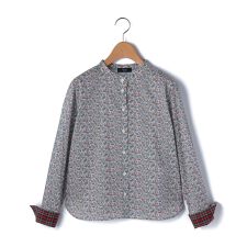 【Lサイズ】Ｌｉｂｅｒｔｙ　Ｐｒｉｎｔ　Ｍａｍｉｅスタンドカラーブラウス