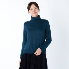 【Lサイズ】ウールブレンドニットタートル