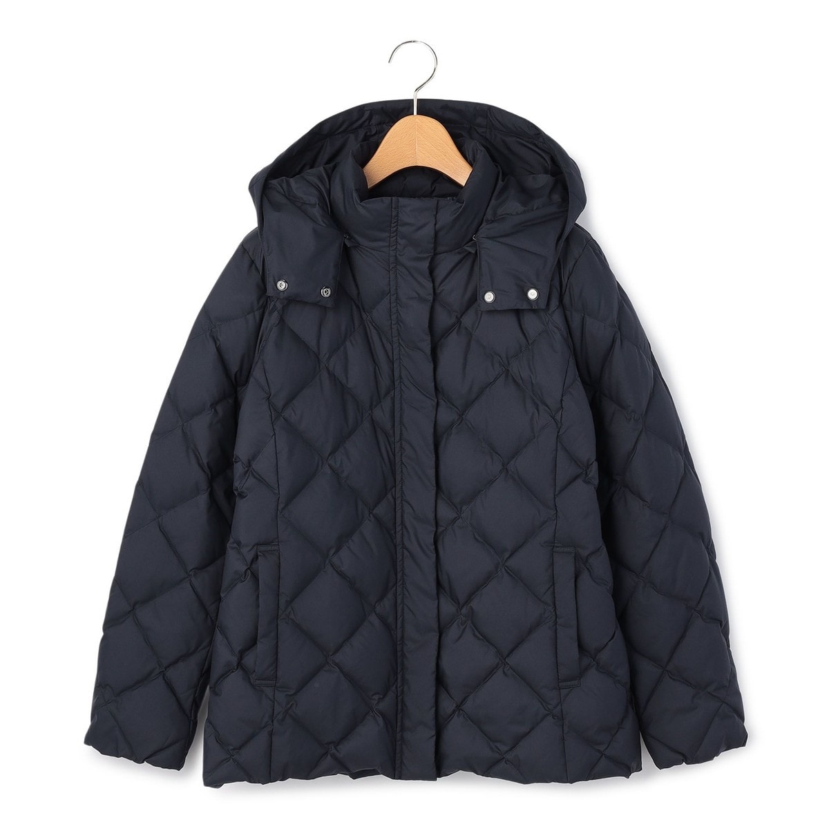 【Lサイズ】マイクロタフタフード付きコート