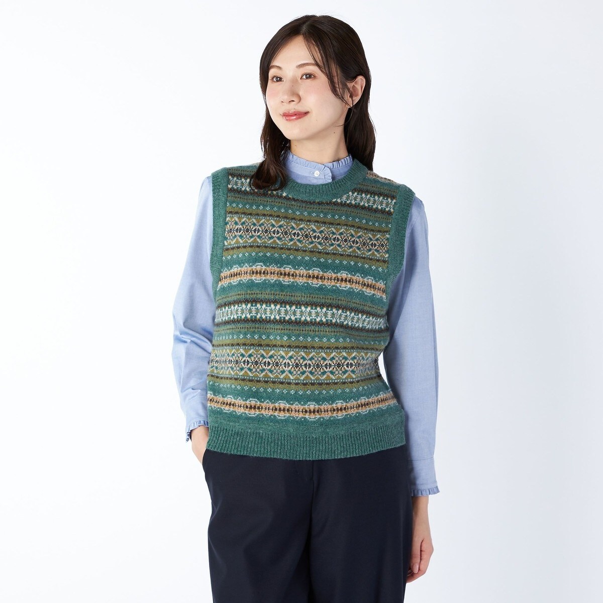 新品　KEITH　ベスト　44 Lサイズ】フェアアイルニットベスト | キース(KEITH) | マルイウェブ