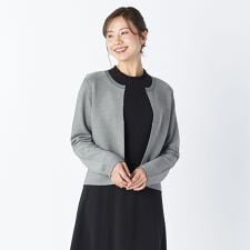 【Lサイズ】ツィードニットニットジャケット