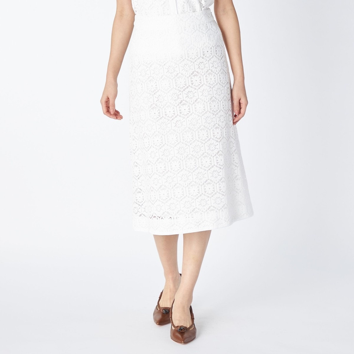 【Lサイズ】クロッシェレーススカート