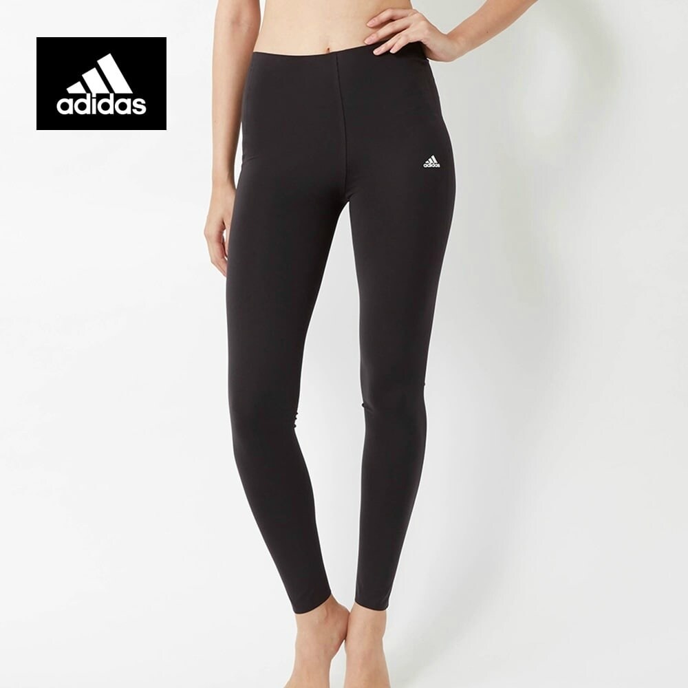 アディダス シームレスタイツ ブルー カットオフ タイツ | アディダス