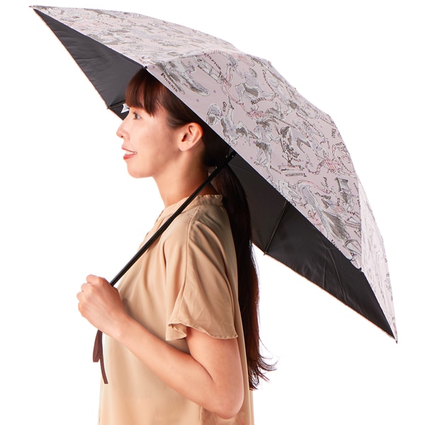 新品未使用　JILL STUART ジルスチュアート晴雨兼用傘 プチグラン JILL STUART（ジル スチュアート）】 ボタニカルプリント晴雨
