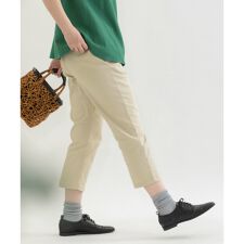 接触冷感ストレッチクロップドパンツ