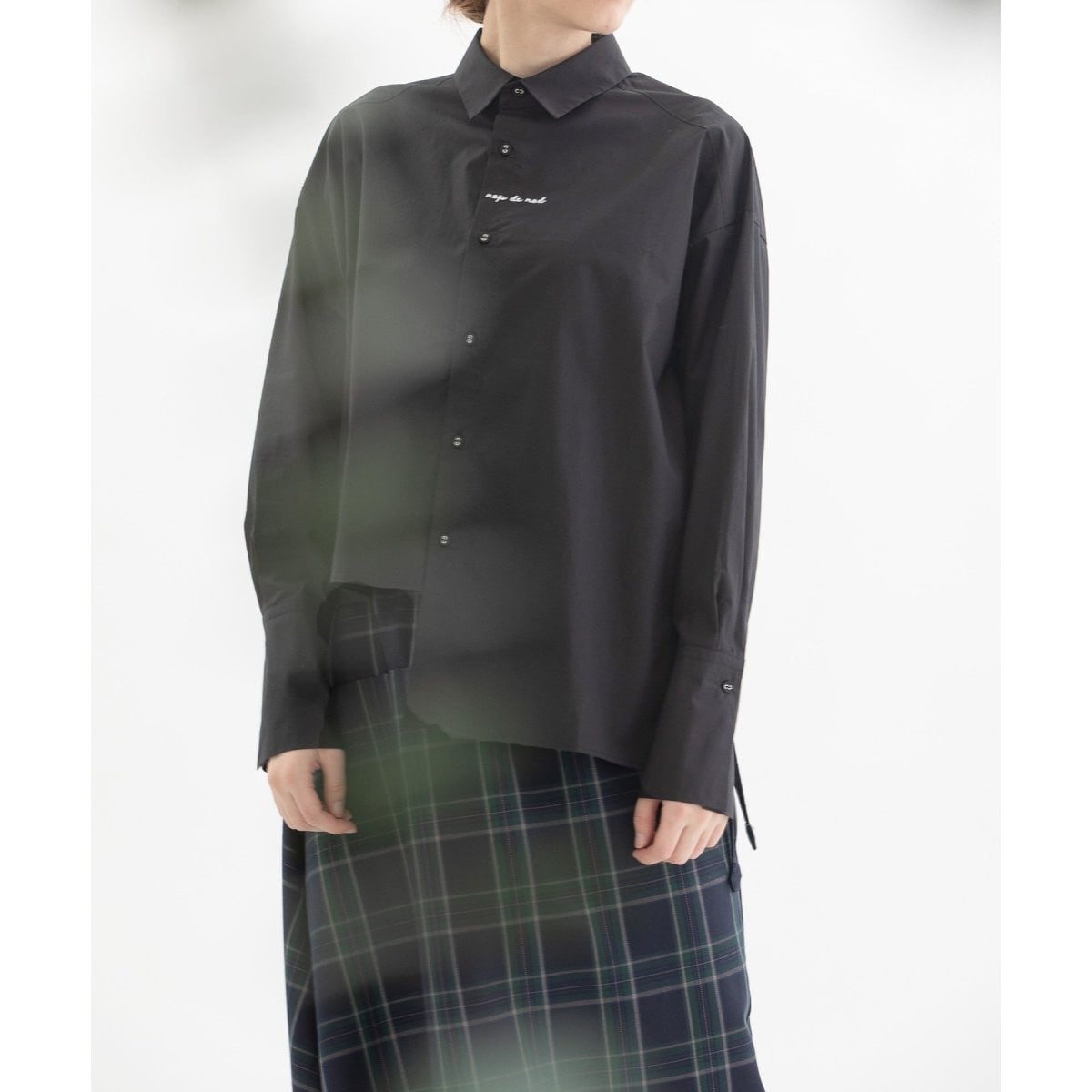 タイプライターパッチワークシャツ | ノップドゥノッド(nop de nod