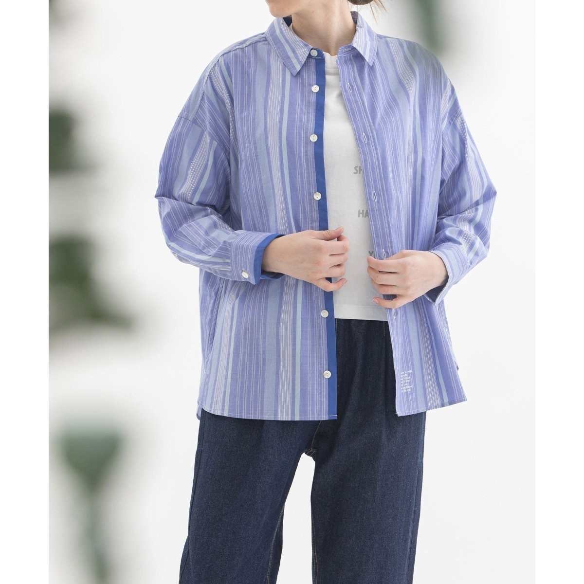 タイプライターパッチワークシャツ | ノップドゥノッド(nop de nod