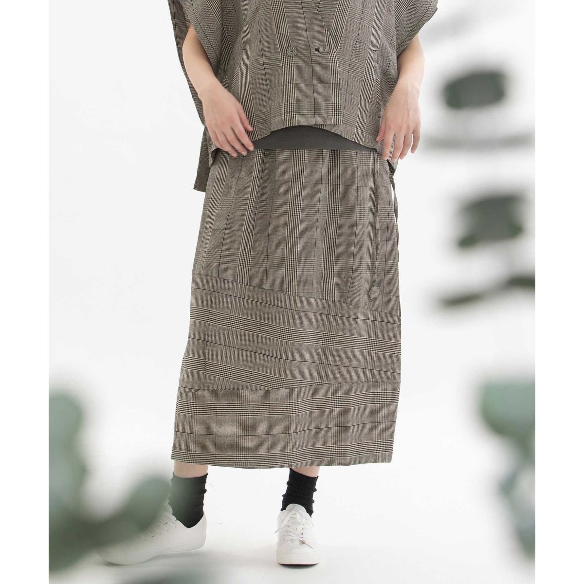 別珍タックプリーツスカート | ノップドゥノッド(nop de nod) | マルイ