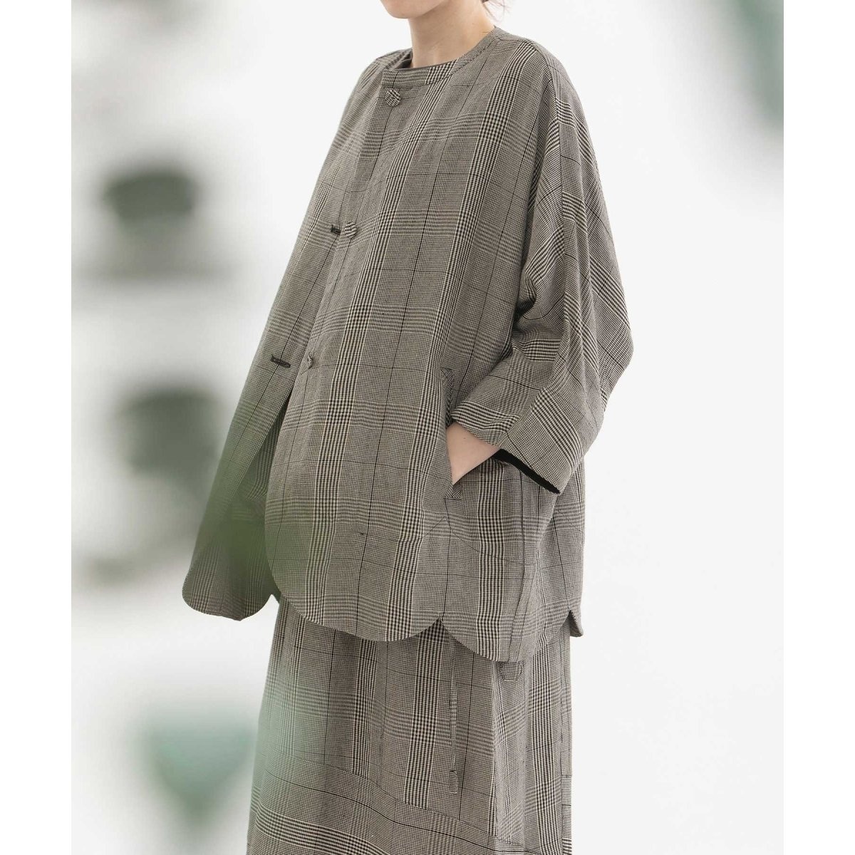 ウーリッシュツイルノーカラージャケット | ジャーナルスタンダード