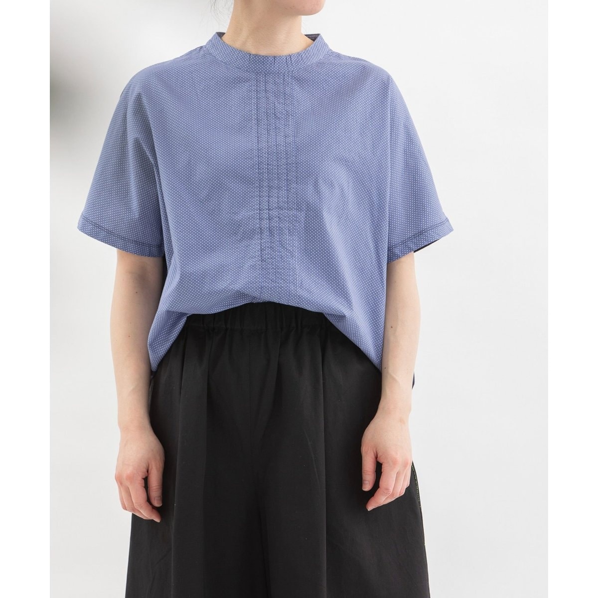 Cloche USコットンフロントピンドットトップス nop de nod tシャツ Cloche USコットンフロントピンドット