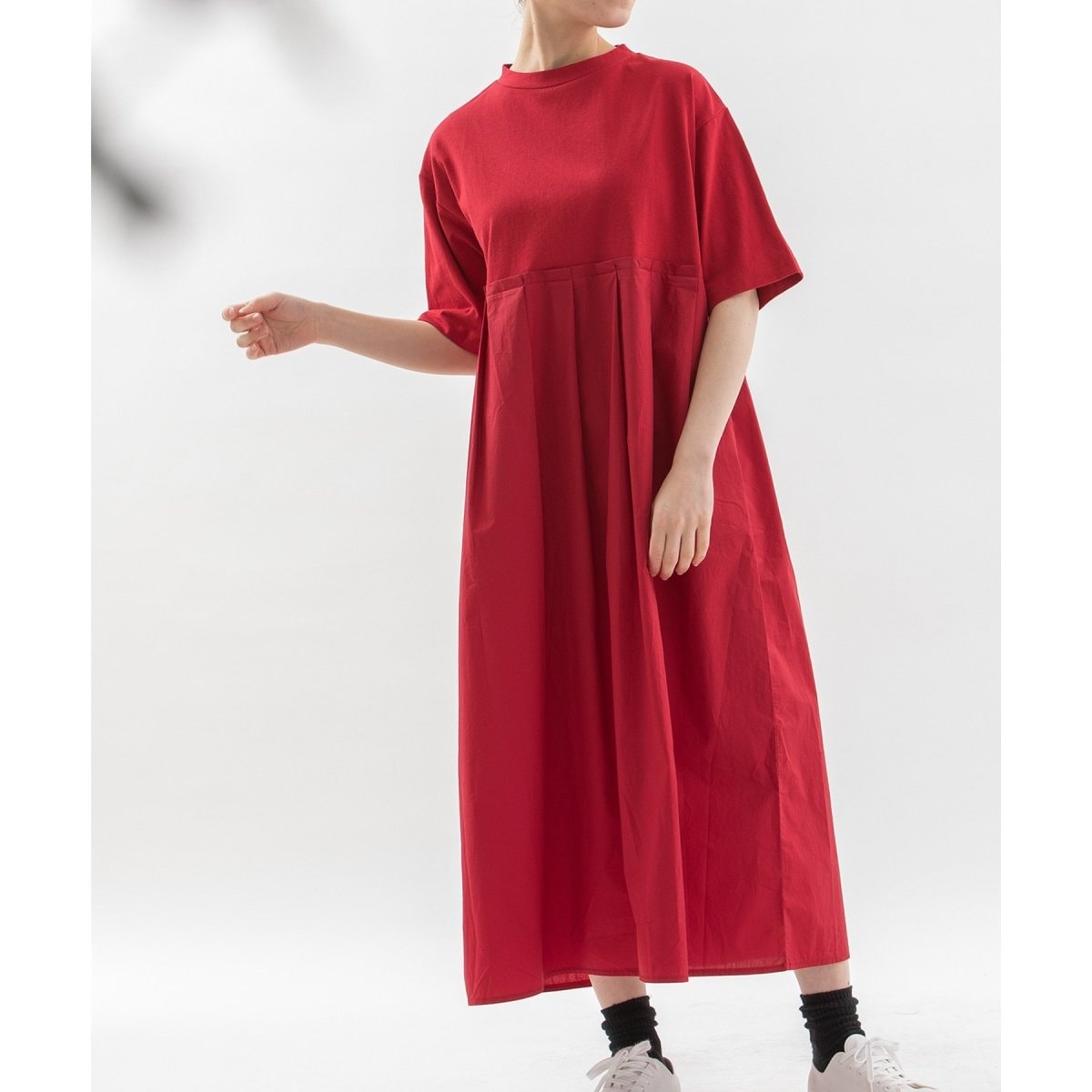 新品　ノップデノッド nop de nod プリーツ　ワンピース　ノースリーブ プリーツ加工ノースリーブワンピース koibitomisaki コイビト