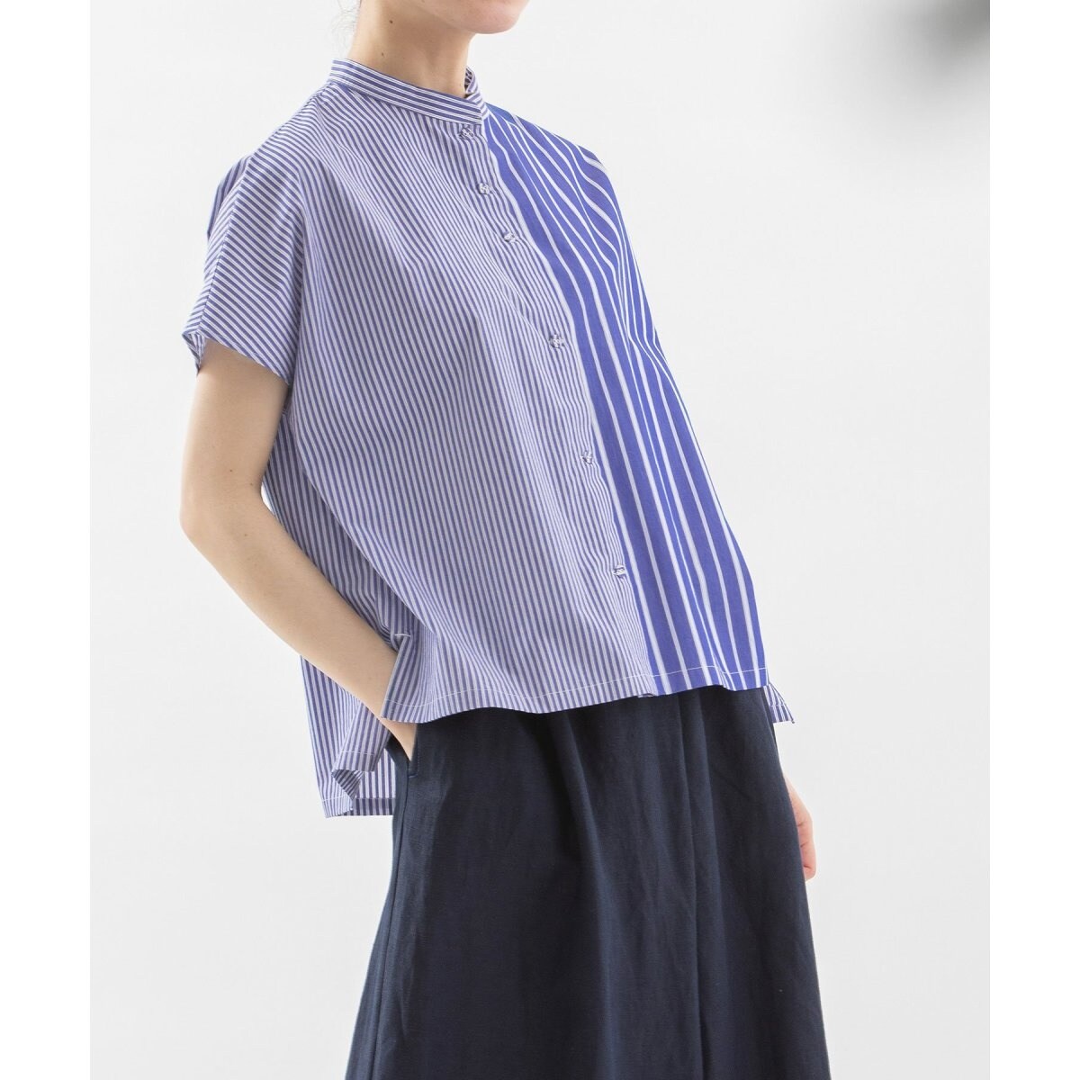 nobleとlaubeblancのコラボ　ハートネックロングTシャツ 追加》【NOBLE×L'AUBE BLANC】ハートネックロングTシャツ