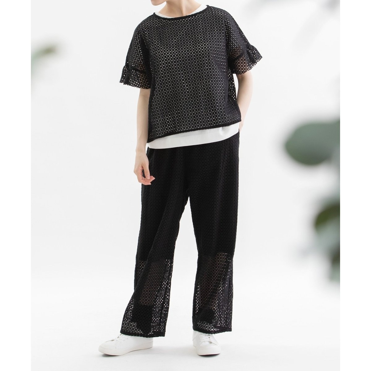 ノップドゥノッド（nop de nod）/エンブロイダリーパンツ エンブロイダリーパンツ | ノップドゥノッド(nop de nod) | マルイ