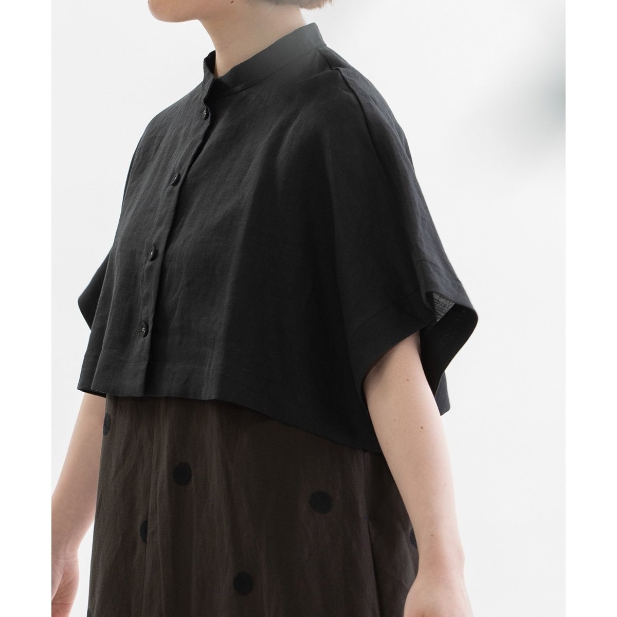 ラミースタンドカラーケープ | ノップドゥノッド(nop de nod) | マルイ