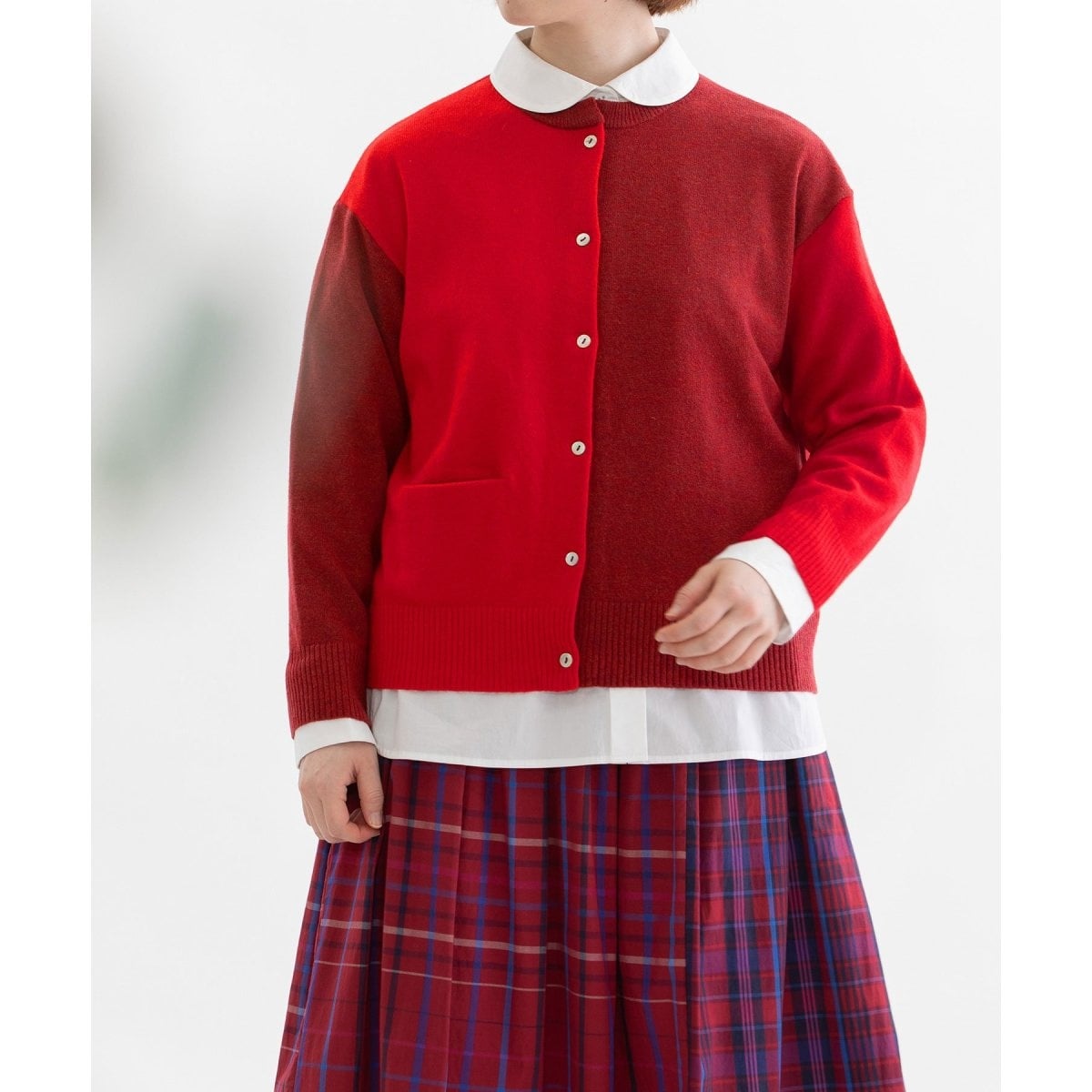 miscエキストラファインメリノクルーワイドカーディガン