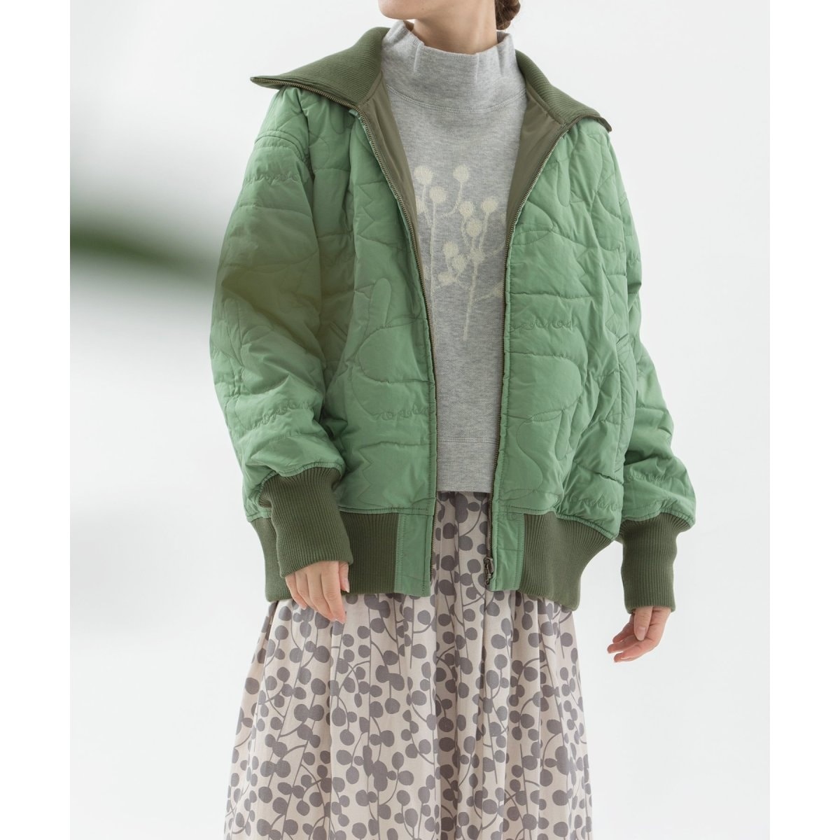 ナイロンツイルバイカラーリバーシブルコート | ノップドゥノッド(nop