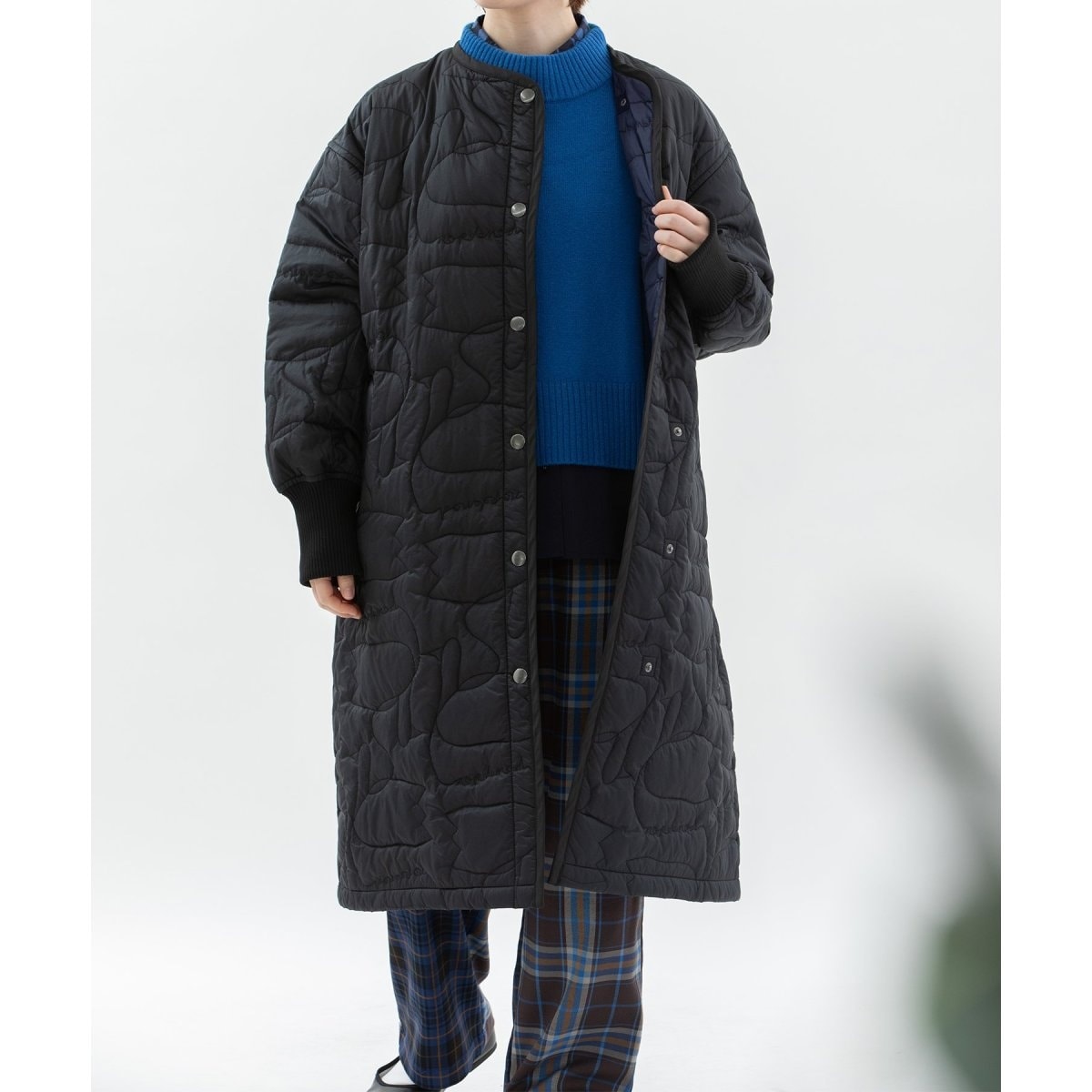 ジャーナルスタンダード キルティング ロング コート ジャケット ノー