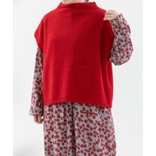 ノップドゥノッド(nop de nod)のシェットランドウールハイネック2wayベスト