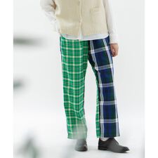 ノップドゥノッド(nop de nod)のmiscチェックストレートパンツ
