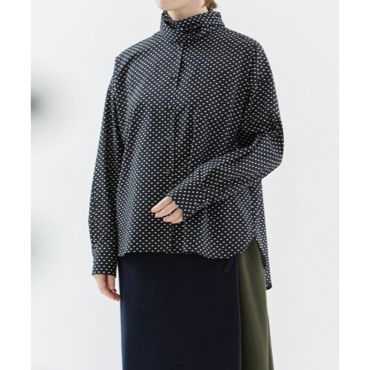 刺繍衿タイプライターシャツ | ノップドゥノッド(nop de nod) | マルイ