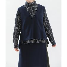ウール圧縮天竺ベスト