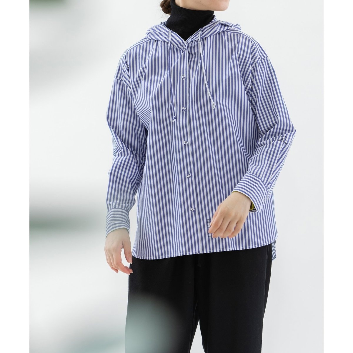 【NEW】ノップドゥノッド（nop de nod）/タイプライターフードシャツ タイプライターフードシャツ | ノップドゥノッド(nop de nod) | マルイ