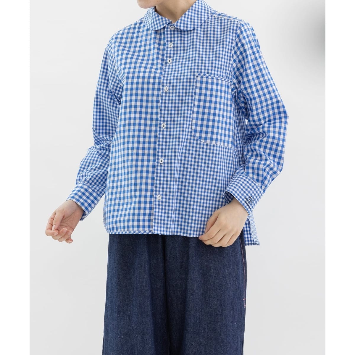 nop de nodユーカリ刺繍スタンドカラーチュニックシャッ ノップドゥノッド ノップドゥノッド(nop de nod) レディース の一覧 | マルイウェブチャネル