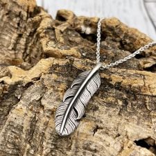 フェザー ペンダント トップ / silver925 / 日本製 / 789S