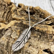 フェザー ペンダント トップ / silver925 / 日本製 / 799S