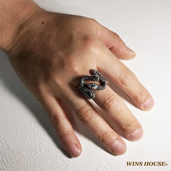 購入時は33000円でしたWINDS HOUSE パイソンリング - リング