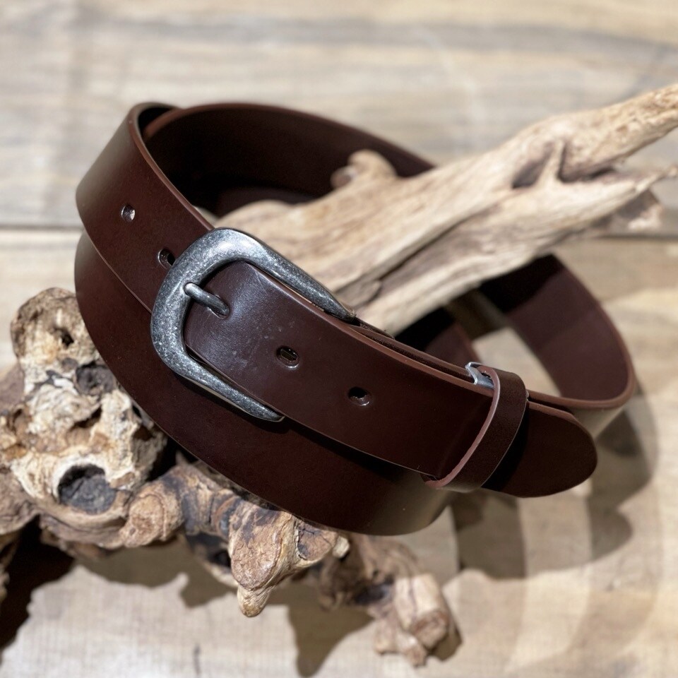 オイルレザー 1枚革 ベルト（ 40mm 幅）N | WH1953 | マルイウェブチャネル