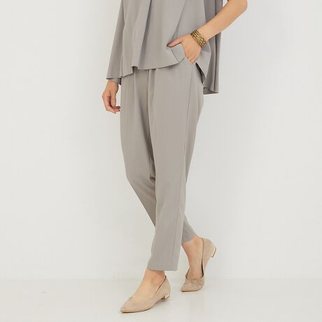 セットアップ対応】ドライタッチパンツ | アバハウス マヴィ(abahouse mavie) | マルイウェブチャネル abahouse mavie 【感嘆パンツ】ドライタッチ・タックテーパードパンツ