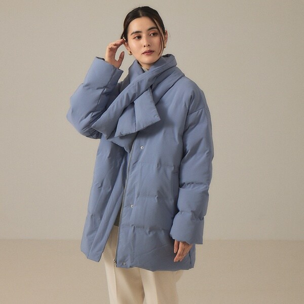 マフラー付】オーバーサイズシームレスダウン | アバハウス マヴィ