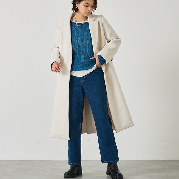 最安値 美品 マンテコ アダムエロペ ビッグラペルチェックコート ミドル丈 楽天市場】【SALE／50%OFF】MANTECO ビッグラペルチェックコート ADAM