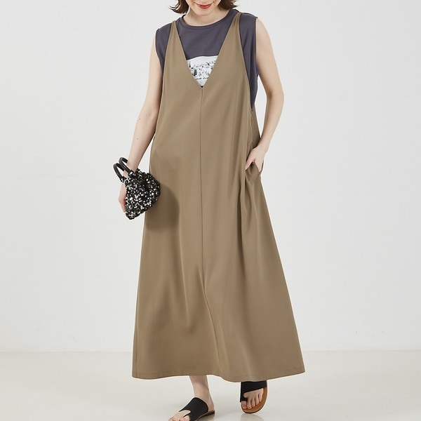 大人のいちまんワンピ】ライトダンボールフレアーワンピ | アバハウス