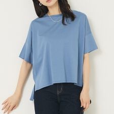 【大人の推しT！】シルケット天竺ワイドTシャツ
