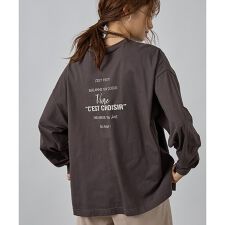 オーバーサイズロゴロンT