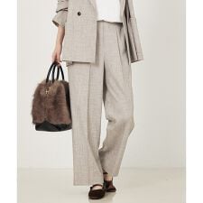 【セットアップ対応】TRストレッチタックセミワイドパンツ