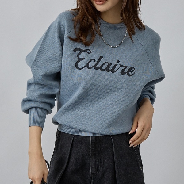 アルファベットジャガードフレンチニット | スピック＆スパン