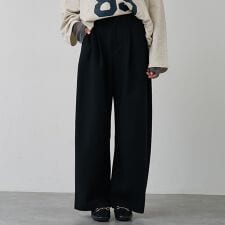 【後ろウエストゴム】ダブルクロスカーブパンツ【予約】