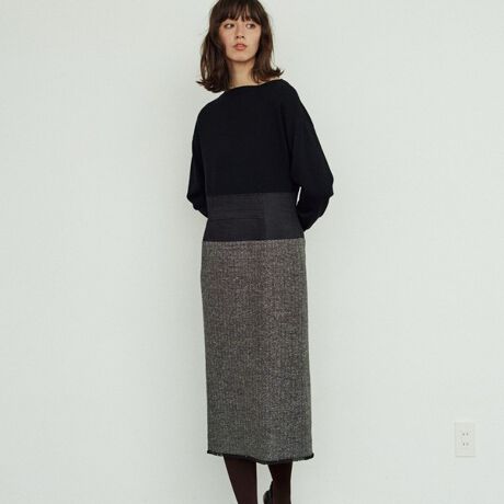 ツイードコンビワンピース キャスト コロン Cast N5j ファッション通販 マルイウェブチャネル