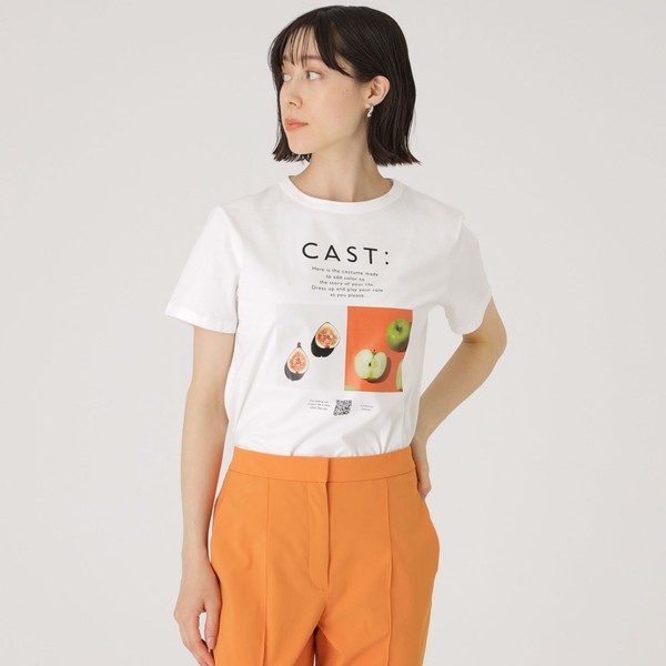 1枚着にもインナーにも】フルーツプリントTシャツ | キャスト コロン