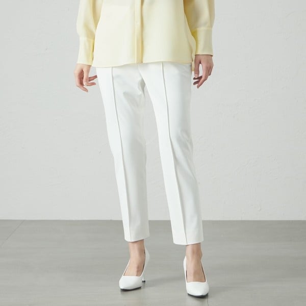 【はっ水/UV効果/防透け/美シルエット】ボディシェルスティックパンツ