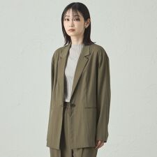 【セットアップ対応/接触冷感】テーラードライトジャケット
