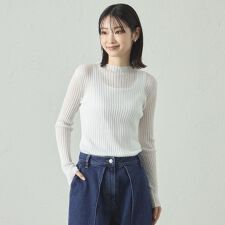 【着回し抜群】シアーニットタートル